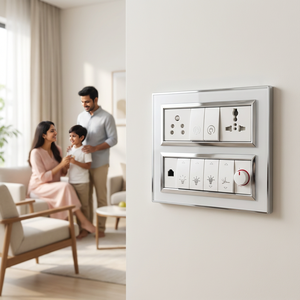 Premium Silver Switch Stickers for Home (Useful 56 Designs)